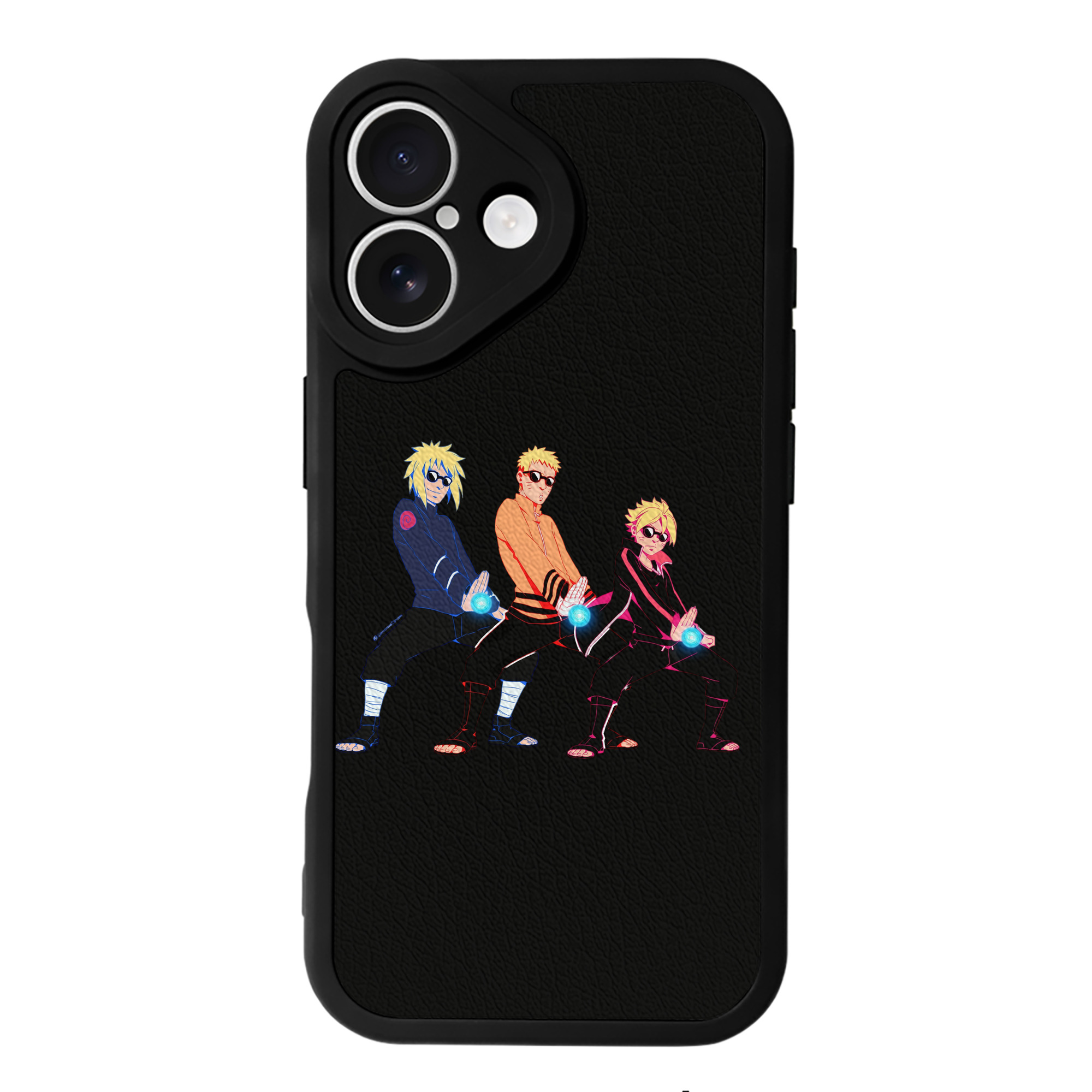 （画像用） NARUTO -ナルト- うずまき ナルト Uzumaki Naruto 【iPhone 16シリーズ対応】シリコンスマホケース（レザー調） 材質：シリコン